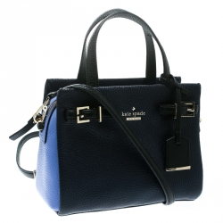 Kate Spade Two Tone Leather Small Holden Street Lanie Top Handle Bag