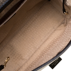 Kate Spade Black Leather and Suede Magnolia Park Top Handle Bag