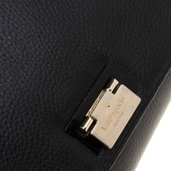 Kate Spade Black Leather and Suede Magnolia Park Top Handle Bag
