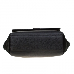 Kate Spade Black Leather and Suede Magnolia Park Top Handle Bag