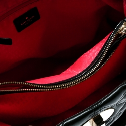 Pre Owned Kate Spade Black Quilted Leather Astor Court Elena Tote