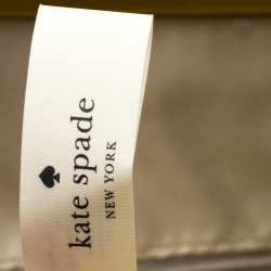 Pre Owned Kate Spade Yellow Quilted Leather Sedwick Place Satchel 