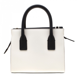 Pre Owned Kate Spade Tri-color Leather Mini Candace Top Handle Bag