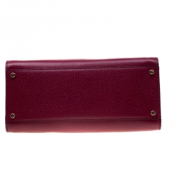 Kate Spade Magenta Leather Wellesley Durham Top Handle Bag