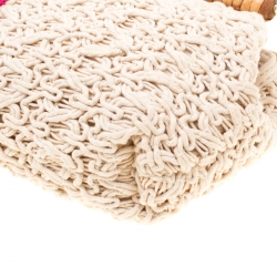 Pre Owned Kate Spade Tri Color Woven Fabric Selby Napoli Clutch