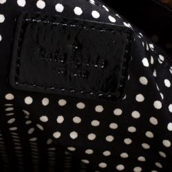 Pre Owned Kate Spade Light Brown Glitter Quilted Fabric and Leather Astor Court Elena Tote