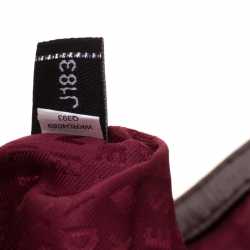 Pre Owned Kate Spade Burgundy Patent Leather Greer Bixby Place Crossbody Bag