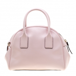 Pre Owned Kate Spade Light Pink Leather Lottie Bow Satchel