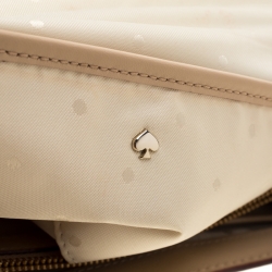 Pre Owned Kate Spade Beige Leather 2 Park Avenue Cheri Shoulder Bag