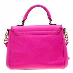 Pre Owned Kate Spade Pink Leather Irving Place Little Nadine Top Handle Bag