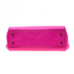 Pre Owned Kate Spade Pink Leather Irving Place Little Nadine Top Handle Bag