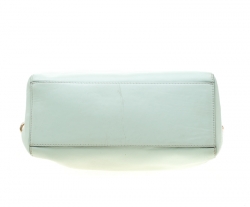 Pre Owned Kate Spade Mint Green/Brown Leather Catherine Street Pippa Satchel