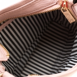 Pre Owned Kate Spade Pink Blush Leather Hayes Street Pearl Ellery Crossbody Bag