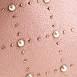 Pre Owned Kate Spade Pink Blush Leather Hayes Street Pearl Ellery Crossbody Bag