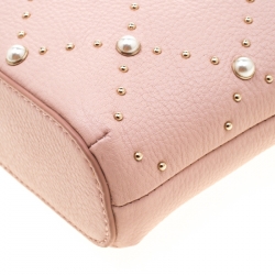 Pre Owned Kate Spade Pink Blush Leather Hayes Street Pearl Ellery Crossbody Bag