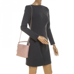 Pre Owned Kate Spade Pink Blush Leather Hayes Street Pearl Ellery Crossbody Bag