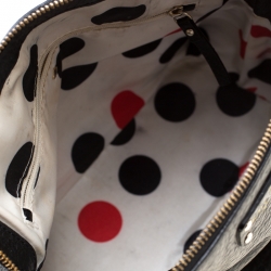 Pre Owned Kate Spade Black Leather Wellesley Rachelle Satchel