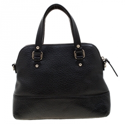 Pre Owned Kate Spade Black Leather Wellesley Rachelle Satchel