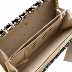 Pre Owned Kate Spade All Abroad Emanuelle Glitter Clutch 