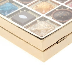 Pre Owned Kate Spade Acrylic Plastic Chocolate Clutch