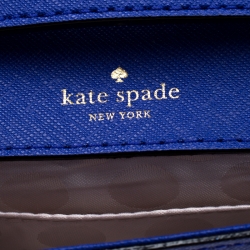 Pre Owned Kate Spade Blue Leather Cameron Street Corin Crossbody
