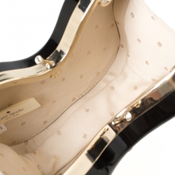 Pre Owned Kate Spade Multicolor Crystal Embellished Wing It Butterfly Chain Clutch