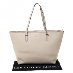Pre Owned Kate Spade Grey Leather Harmony Tote