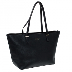 Pre Owned Kate Spade Black Leather Harmony Tote