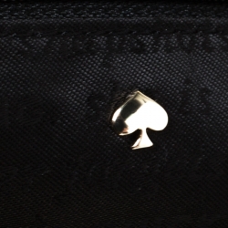 مملوكة مسبقًا Kate Spade Black Suede and Leather On Pointe Swan Tote