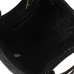 مملوكة مسبقًا Kate Spade Black Suede and Leather On Pointe Swan Tote