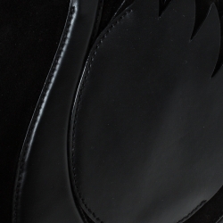 مملوكة مسبقًا Kate Spade Black Suede and Leather On Pointe Swan Tote