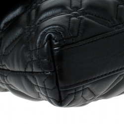 Pre Owned Kate Spade Black Quilted Leather Astor Court Flap Shoulder Bag