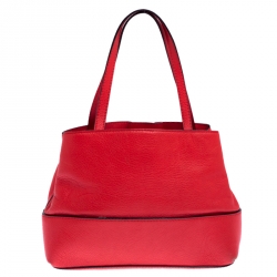 Pre Owned Kate Spade Red Leather Shoulder Bag