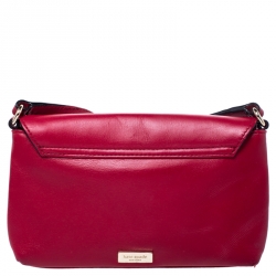 Pre Owned Kate Spade Red Leather Crossbody Bag
