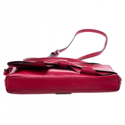 Pre Owned Kate Spade Red Leather Crossbody Bag