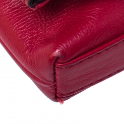 Pre Owned Kate Spade Red Leather Crossbody Bag