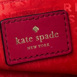 Pre Owned Kate Spade Red Leather Crossbody Bag