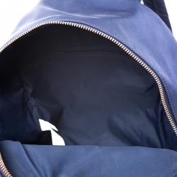 Pre Owned Kate Spade Navy Blue Nylon Embellished Hartley Watson Lane Backpack