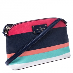 Pre Owned Kate Spade Multicolour Leather Wellesley Hanna Crossbody Bag