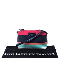 Pre Owned Kate Spade Multicolour Leather Wellesley Hanna Crossbody Bag