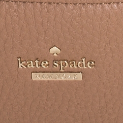 Pre Owned Kate Spade Beige Leather Studs Tote