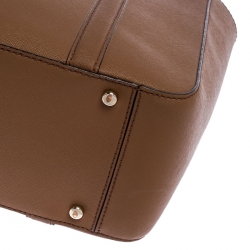 Pre Owned Kate Spade Brown Leather Newbury Lane Tote