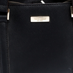 Pre Owned Kate Spade Black Leather Mulberry Street Leighann Tote