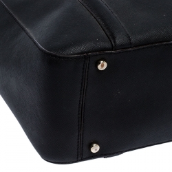 Pre Owned Kate Spade Black Leather Mulberry Street Leighann Tote