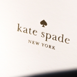 Pre Owned Kate Spade Black Leather Zip Tote