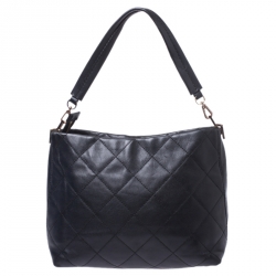 Pre Owned Kate Spade Black Quilted Leather New York Emerson Lane Small Ryley Shoulder Bag