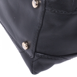 Pre Owned Kate Spade Black Quilted Leather New York Emerson Lane Small Ryley Shoulder Bag