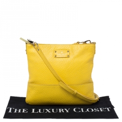 Kate Spade Yellow Leather Crossbody Bag