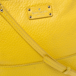 Kate Spade Yellow Leather Crossbody Bag