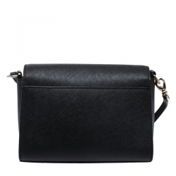 Pre Owned Kate Spade Black Leather Crossbody Bag